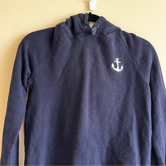 J CREW RIBBED HOODIE 100% COTTON - Picture 2 of 7